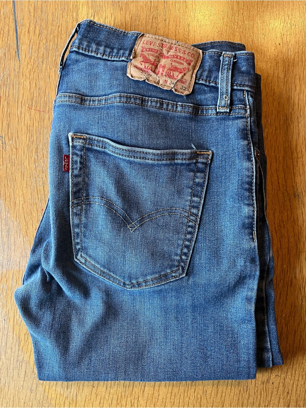 Levi's Men's Dark Blue Slim Straight Jeans